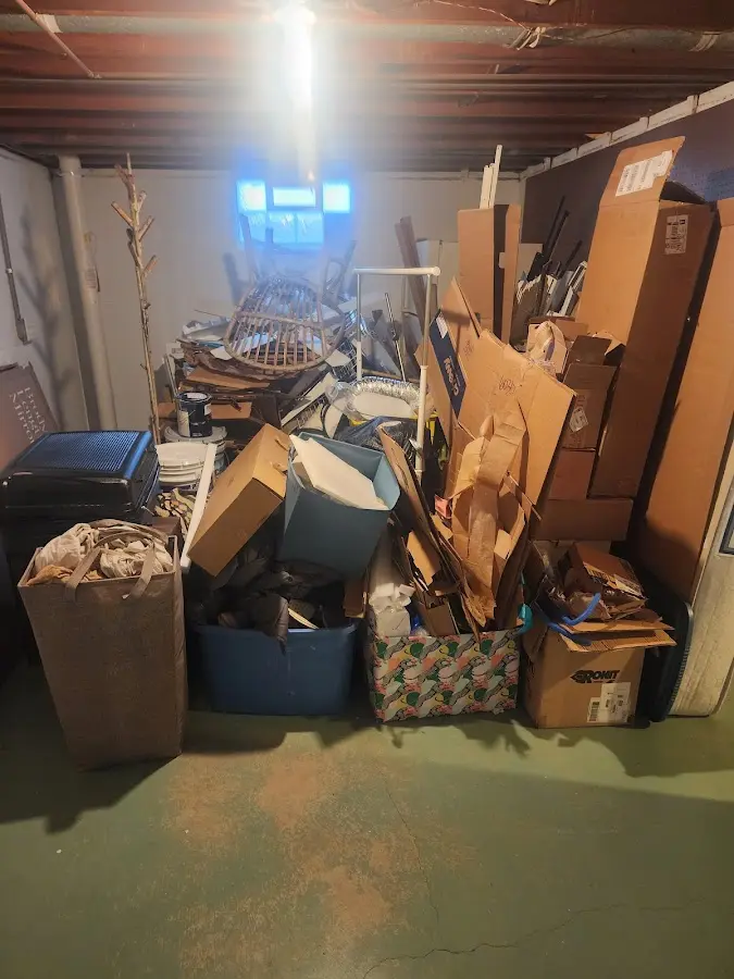 Roll-off dumpster container at job site for Roll Off Dumpster Rental in Heathrow